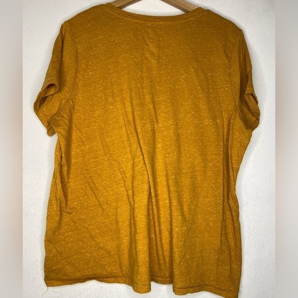 SONOMA EVERYDAY TEE YELLOW SHORT SLEEVE SHIRT XXL - Picture 3 of 3